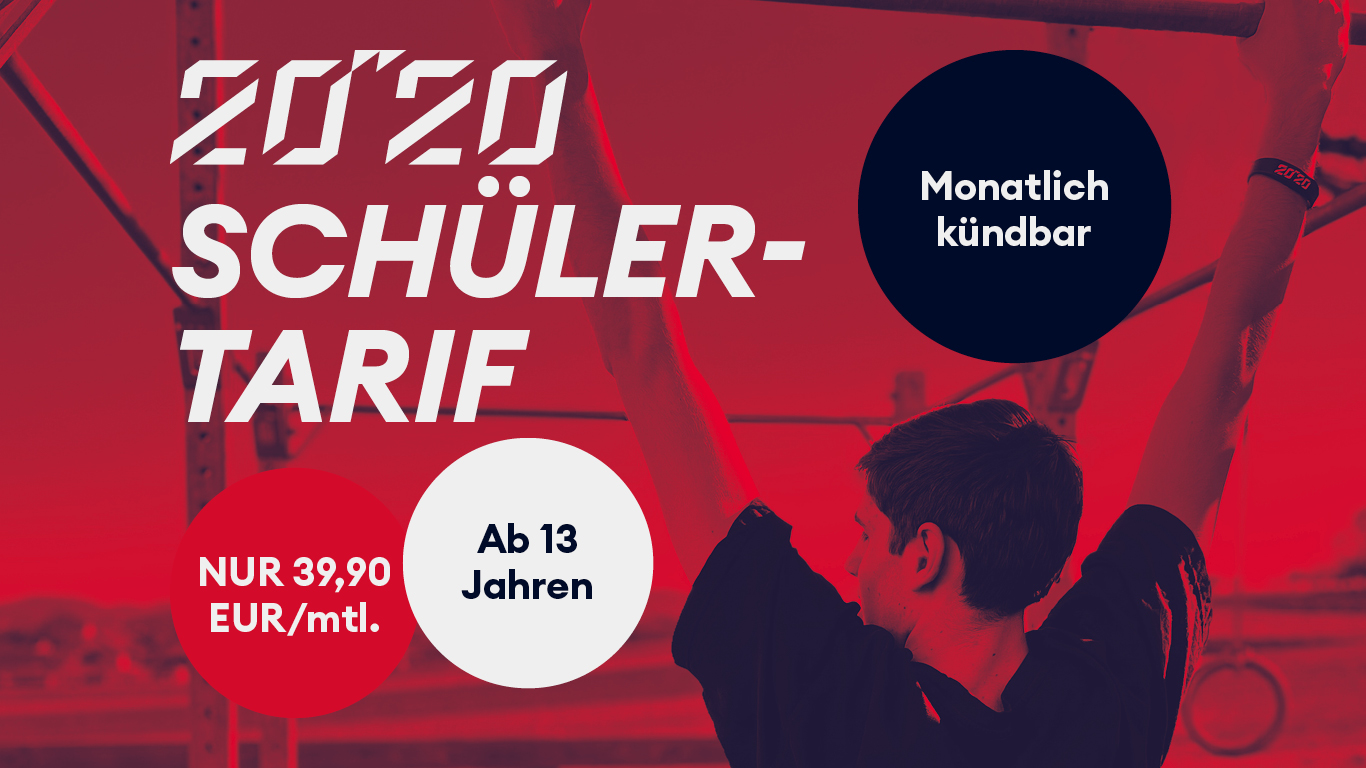 Schülertarif, monatlich kündbar. Trainieren wie Profis!